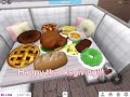 Thanksgiving dinner #roblox#bloxburg#yummy🦃