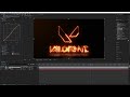 Fire Logo Animation Tutorial in After Effects | Free Plugin