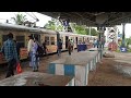 Vande Bharat Express Malgari Goods Train Rajdhani Express & Local Train Moving Out Railway Station