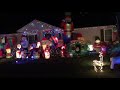 Fox house Christmas display 2021