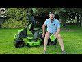 The Compact Ride On Mower That Packs A Punch! 60V Greenworks Crossover T