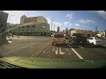Stupid driver runs red light