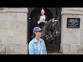 King's Horse Reacts When This Man Grabs The Horse's Bridle!
