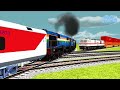 HIGHEST SPEED WAP 7 RUNNING FAST ON DIAMOND RAILROAD TRACKS ✅ - Train Simulator Game