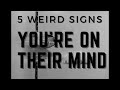 5 Weird Signs Someone is Thinking of You ⎮⎮ PSYCHIC SIGNS