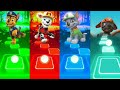 Rayder 🆚️ Marshall 🆚️ Rocky 🆚️ Rubble Paw Patrol Coffin Dance || Tiles Hop EDM Rush