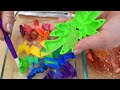 Autumn Slime - Mixing Makeup Eyeshadow Into Slime ASMR - My Best Slime