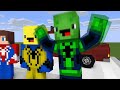 Girl Became Venom - JJ, Mikey and Banana Kid SuperHero Spider-Man Game - Maizen Minecraft Animation