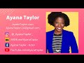 Ayana Taylor - Commercial Reel