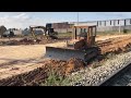 New Activity!! Dozer Push the construction of the railway. with 5T Dump Truck