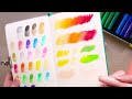 Testing Faber Castell Gelatos! ✨ 3 ways to use them 🎨