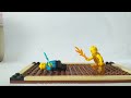 blade of fire vs blade of ice . #legostopmotion