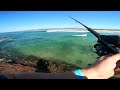 Rock Fishing Windang Island, Wollongong, NSW