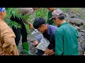 Sang Vy built a watermelon garden from natural stones - food for chickens and ducks from corn - Cook