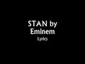 STAN - Eminem - Lyrics [ 1 Hour Loop - Sleep Song ]