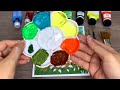 Sunset Painting Tutorial / Acrylic Painting for Beginners #tutorial #art #video