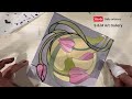 60 Minute Tutorial-painting on glass-colorful flowers #flowers #flowerpainting #tulip #tulipdrawing