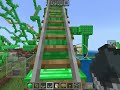 Playing Minecraft in a theme park