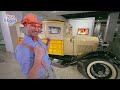 Blippi Colors a Car in Real Life! Educational Videos for Toddlers