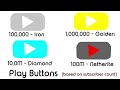All Play Buttons on YouTube! (Iron, Golden, Diamond, Netherite)
