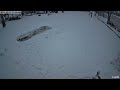 20-hour timelapse of snow, 2024/01/15 - 2024/01/16