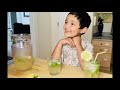 6 year old grand nephew making lemonade by Abida's Cuisine