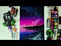 Somewhere in a Galaxy - Spray Paint Art Tutorial - by Antonipaints