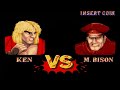 KEN Gameplay / Street Fighter II The World Warrior! / 4K 60 FPS