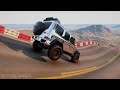 Wave Road Against Vehicles #26 - BeamNG drive