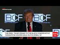 Trump Tells Black Conservatives His Indictments Are 'Why Black People Like Me' | Full Remarks