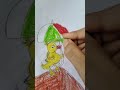 Easy and simple 🦆 duck drawing with oil pastel colour part-3