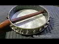 1890's(?) hand hammered Buckbee banjo.