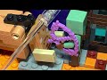 Alex goes to the nether by accident (part 2) (Minecraft Lego)
