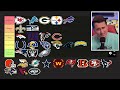 RANKING ALL 32 NFL FANBASES!! (Tier List Edition)
