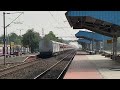 Offlink LGD WAP 7 speeding through Mirzapur at 120 KMPH with Ghazipur City Shabd Bhedi Express