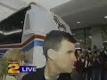 Michael Jordan climbs through bus roof to celebrate w/ fans. 1998 NBA Finals (Gm 6) | The Last Dance