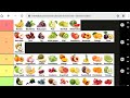 The Ultimate Fruit Tier List