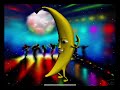 A happy banana dancing