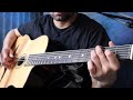 Acoustic fingerstyle blues on gypsy jazz guitar. Marco Cirillo style.
