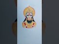 Ram Vakt Hanuman ji ki Painting#ram#hanuman#shorts