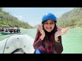 Thrilling River Rafting Adventure At Rishikesh Ganga River Water Sports Bindass Kavya ki Ganga Arti