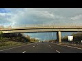 Driving On The M5 Motorway From J11A A417 Gloucester To J7 A44 Worcester South, England