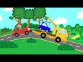 Kitty and the Magic Garage  - Snow mountain   - cars cartoons