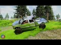 Satisfying Rollover Crashes #34 - BeamNG drive CRAZY DRIVERS