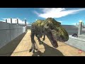 Run Away, The Alien Carnotaurus Is About To Catch Up - Animal Revolt Battle Simulator