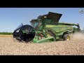 John Deere X9 1100 Largest Combine Harvester    100 tons per hour | Wheat Harvesting