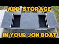 Super Simple Jon Boat Floor