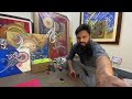 How to make background for a painting | background making | how to start painting |calligraphy