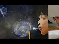 Oil painting time-lapse and philosophy || Soap bubble universe