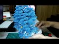 Making Bonsai Wire Trees, Blue Color